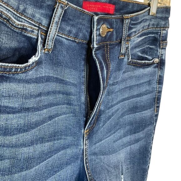 UPCYCLED Women's Jeans Size 4 Handpainted Back Pockets - Picture 6 of 14